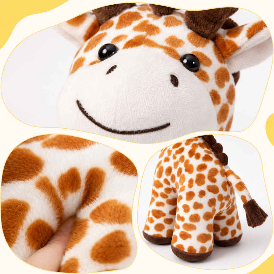 ToyTales Happy GIRAFFE Plush Toy | Stuffed Animal Soft Toy | Birthday Gift for Kids | Gift Baby | 35cm