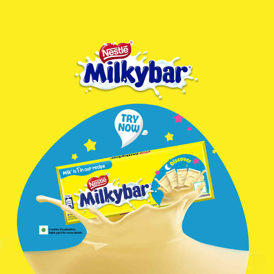 Nestle Milkybar, Yummy Creamy Treat, Made with Milk