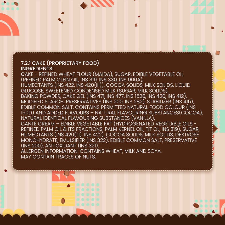 Lavian Exotique Sweet Treats Dark Belgian Cup Cake