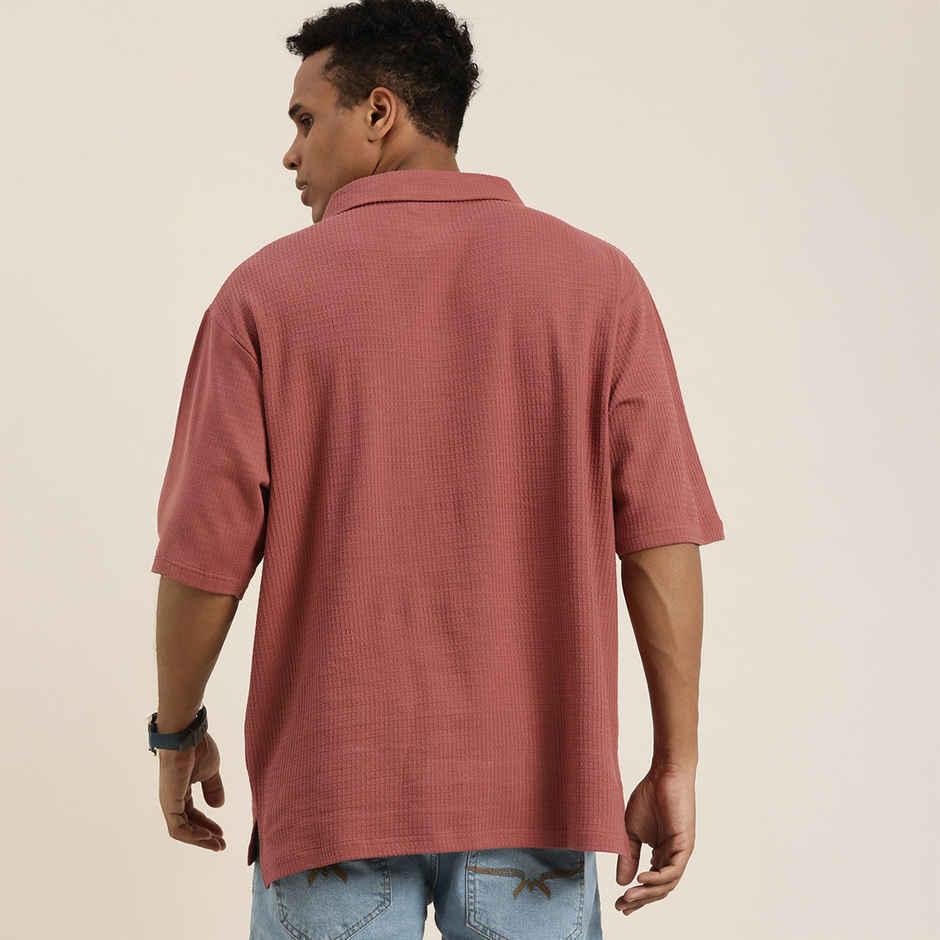 Dillinger Men's Oversized T-shirts | DLOVRPL001WRS | Withered Rose - S