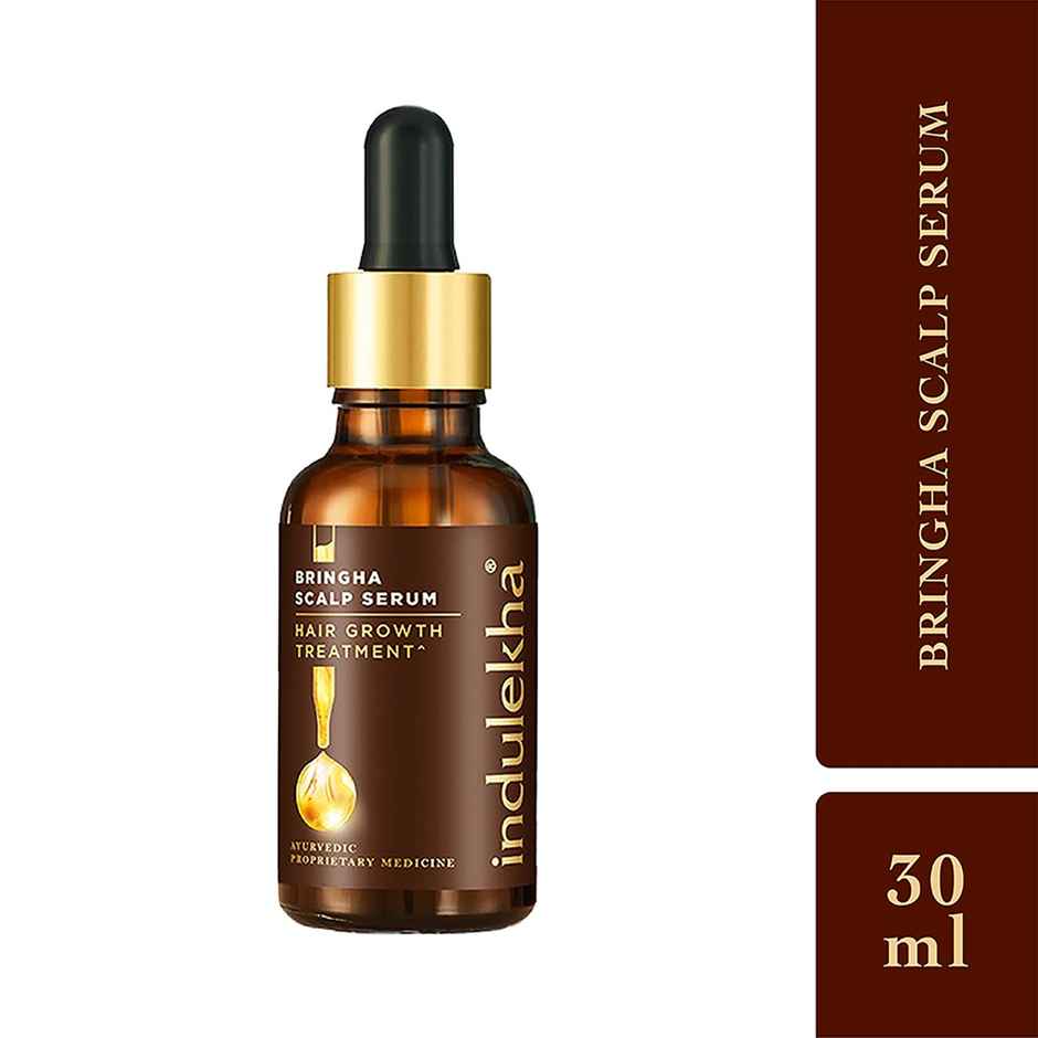Indulekha Bringha Hair Growth Treatment Scalp Serum | Ayurvedic Hair Growth Serum