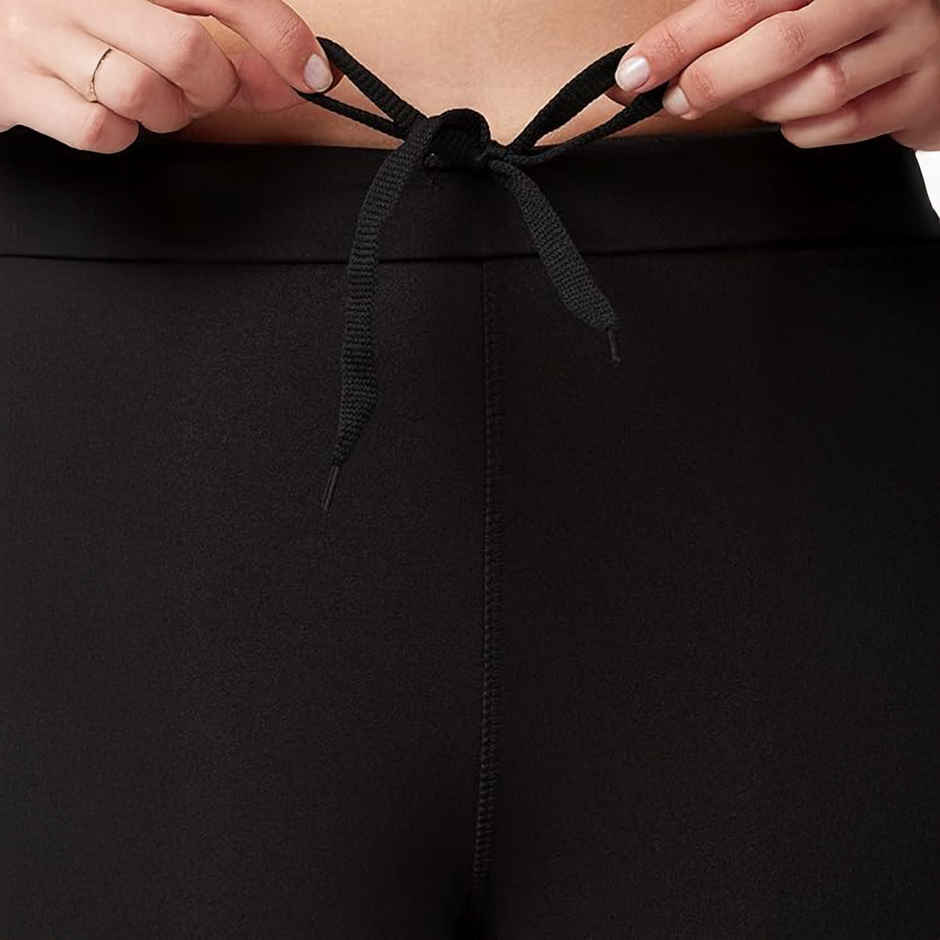 Blinkin Women's Gym Pants & Tights - Black | Workout | With Mesh Insert & Side Pockets | L