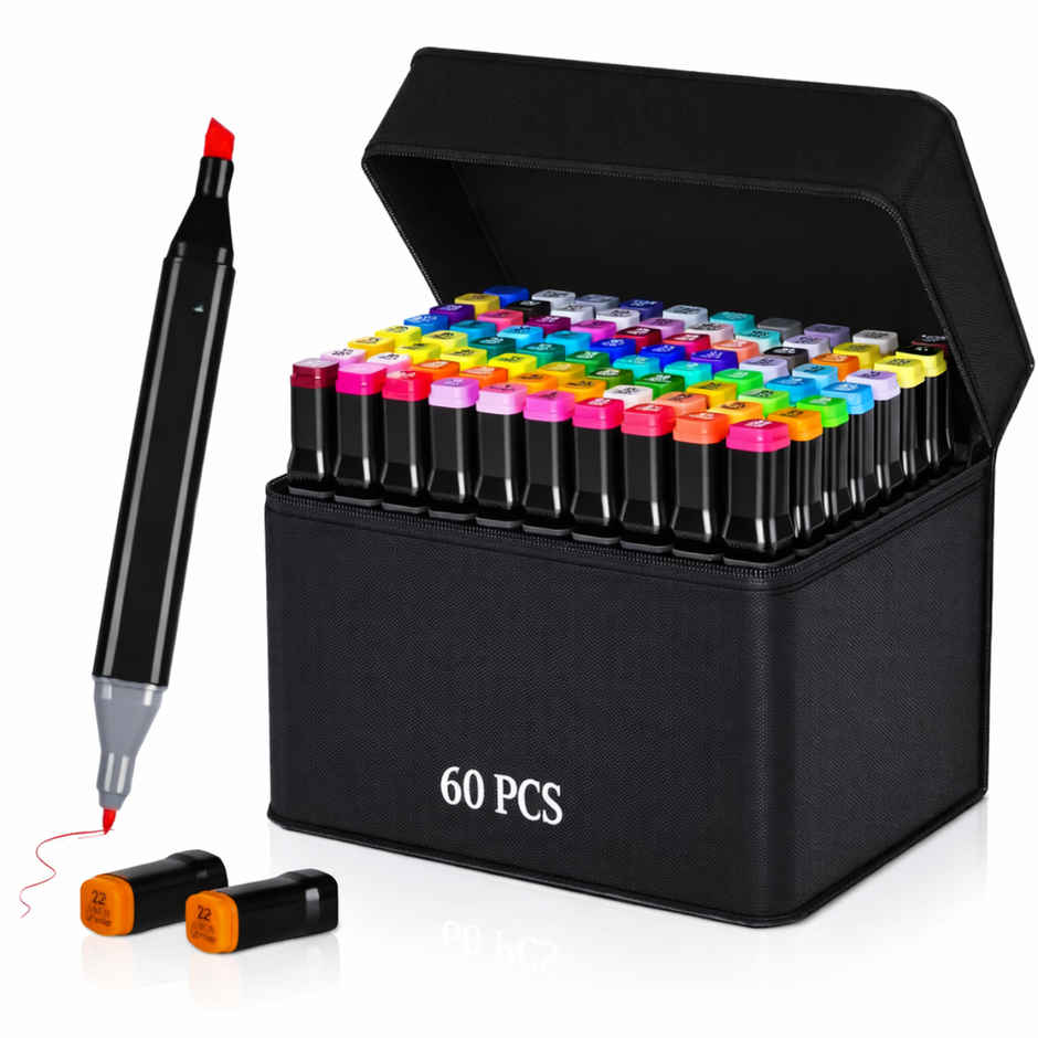 Fablue Art Marker Pen With Storage Bag