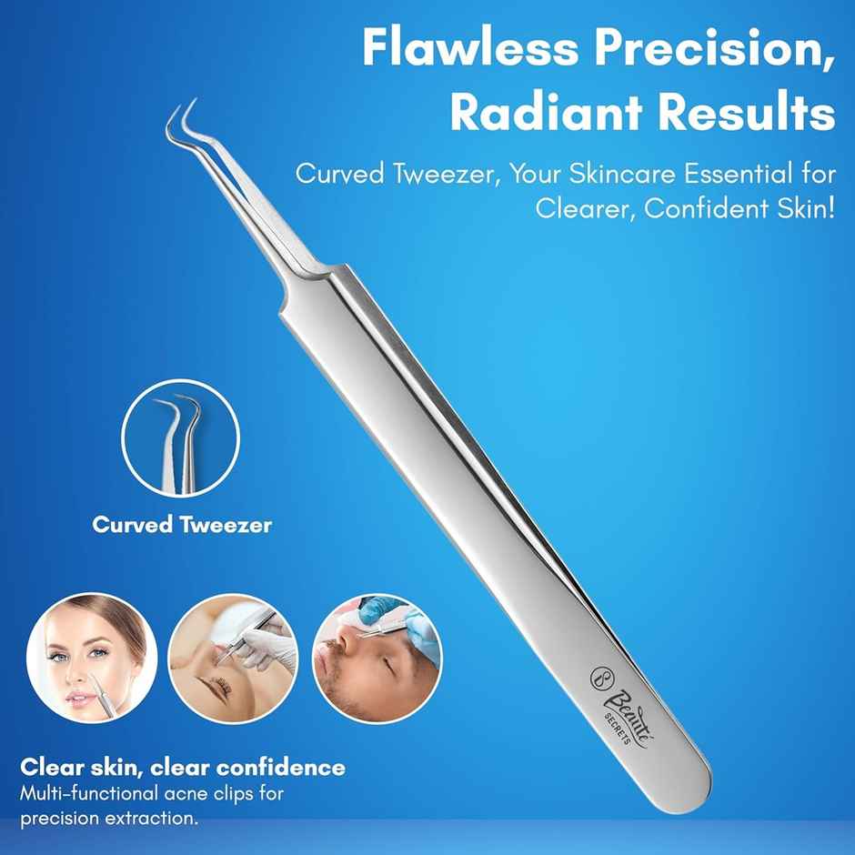 Beaute Secrets Acne Extractor Kit ingrown Hairs And Facial Impurities Removal Set