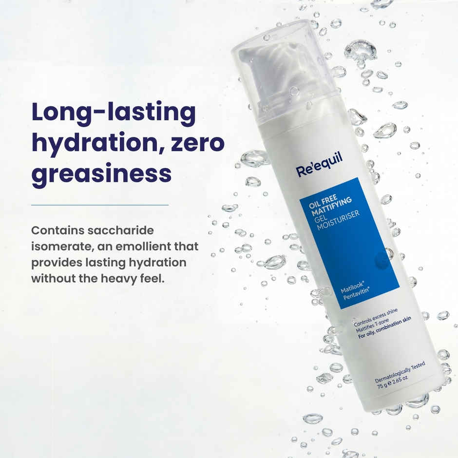 Re'equil Oil Free Mattifying Gel Moisturiser