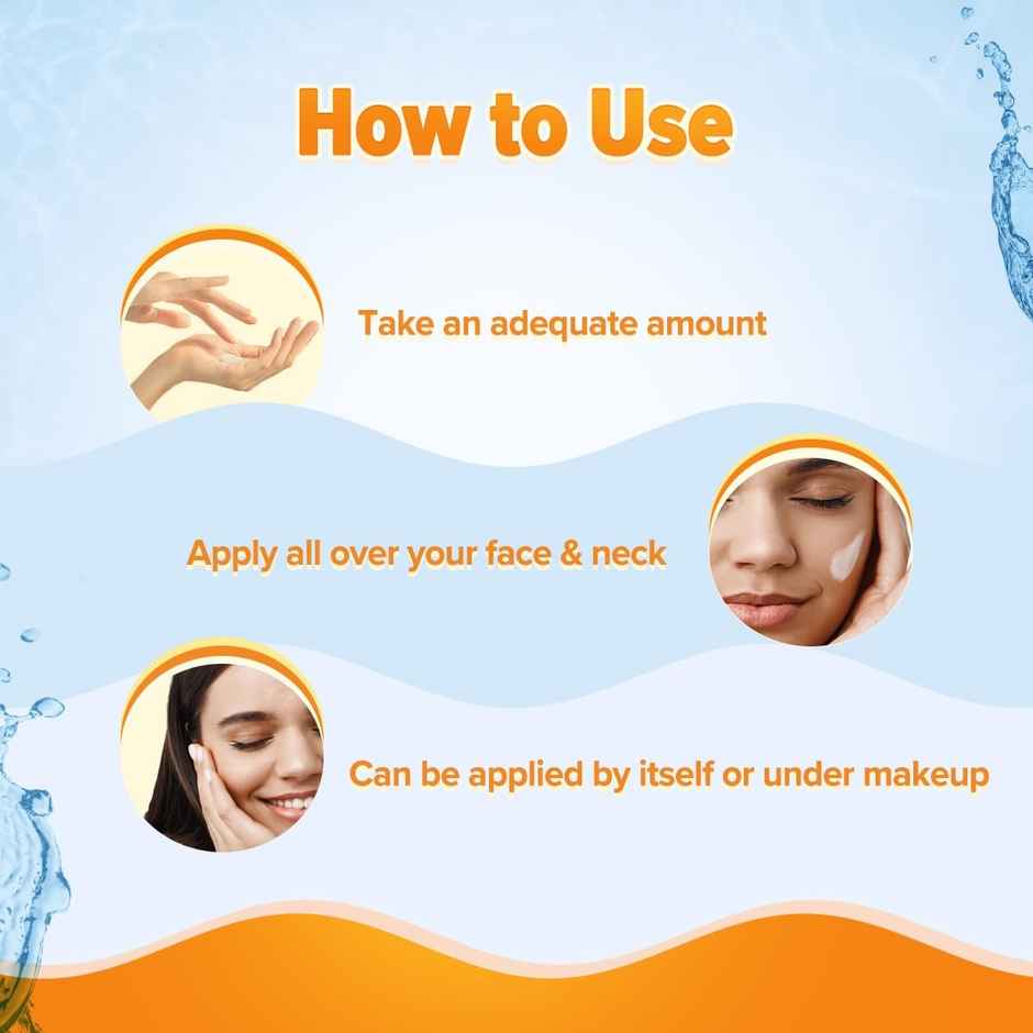 Aqualogica Glow+ Oil Free Moisturizer with Papaya & Vitamin C for Glowing Skin