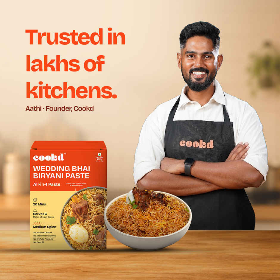 Cookd Wedding Bhai Biryani Masala Paste - Ready to Cook
