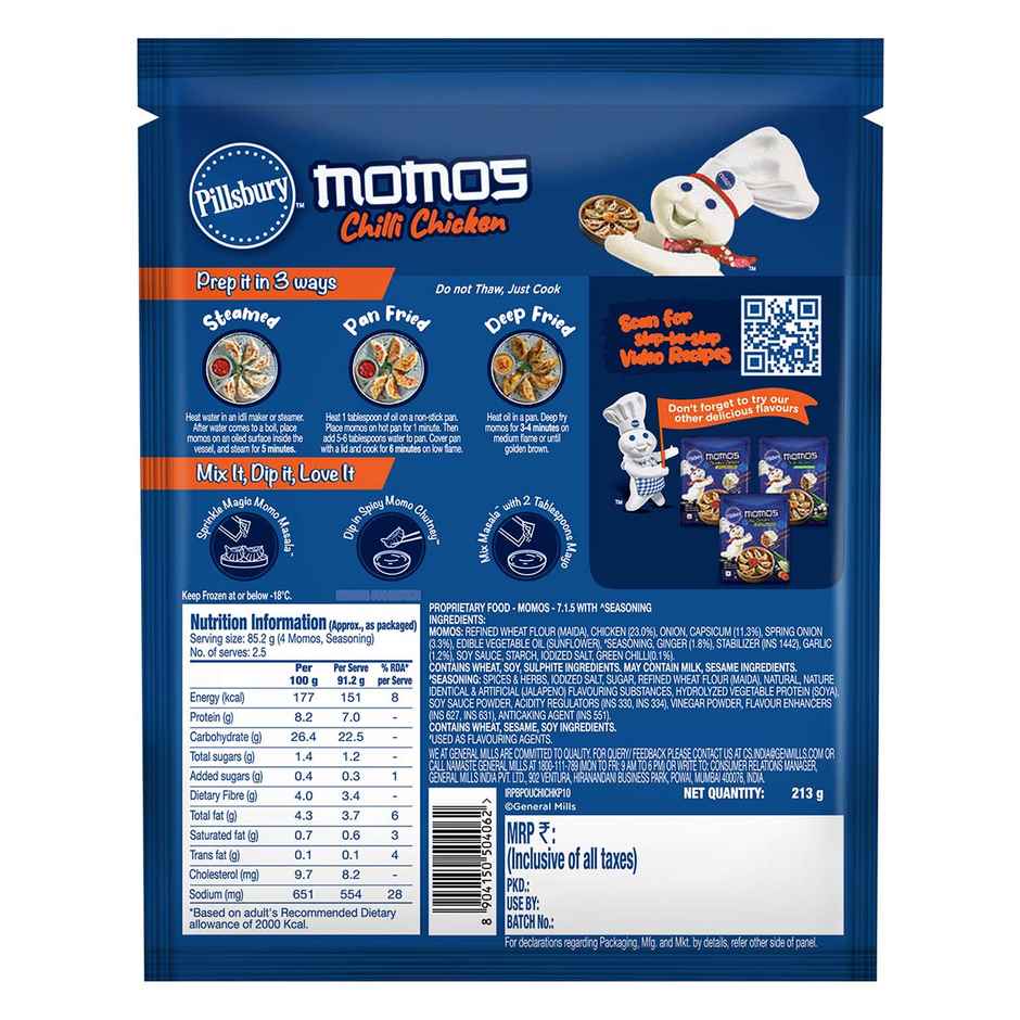 Pillsbury Chilli Chicken Momo