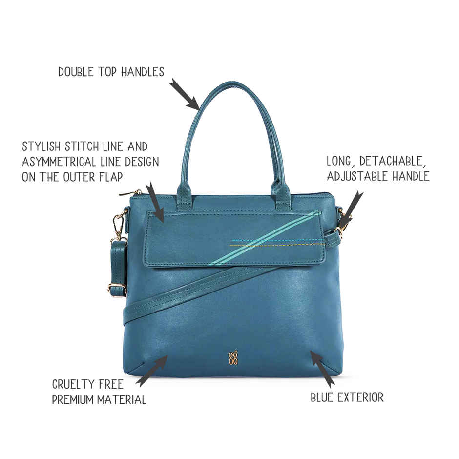 Baggit Women Stifle Satchel Bags | Deep Ocean
