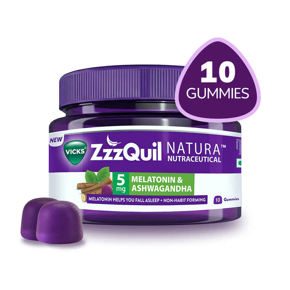 Vicks ZzzQuil Natura Sleep Gummies With Melatonin & Ashwagandha