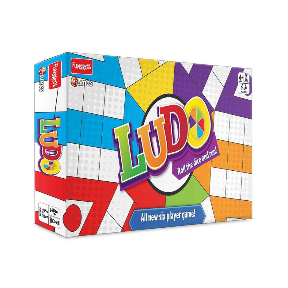 Funskool Games Ludo | Family Board Game | 2 - 6 Player Game | 4+ Years