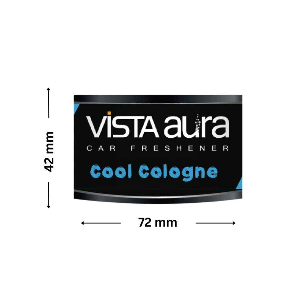 Vista Auto Care Aura Car Freshener- Cool Cologne
