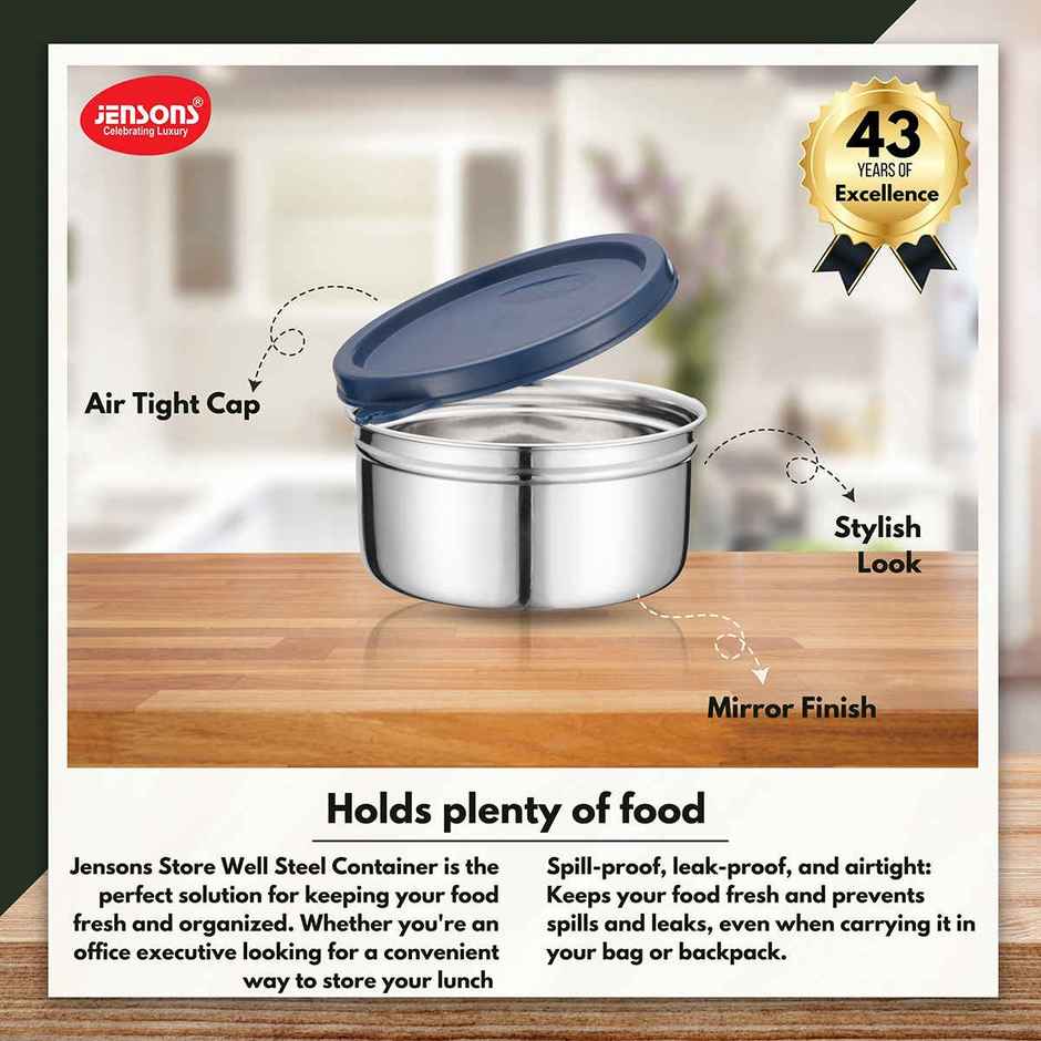 Jensons Stainless Steel Easy Container 500 ml