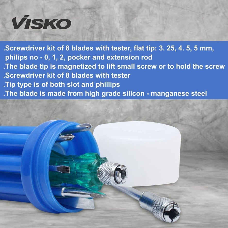 Visko 111 Combination Screwdriver Set | Pack Of 9