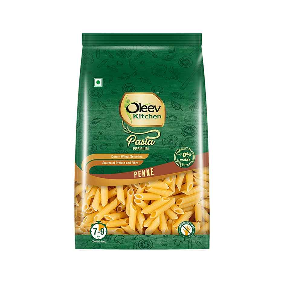 Oleev Kitchen Premium Penne Pasta No Maida Source Of Protein And Fibre