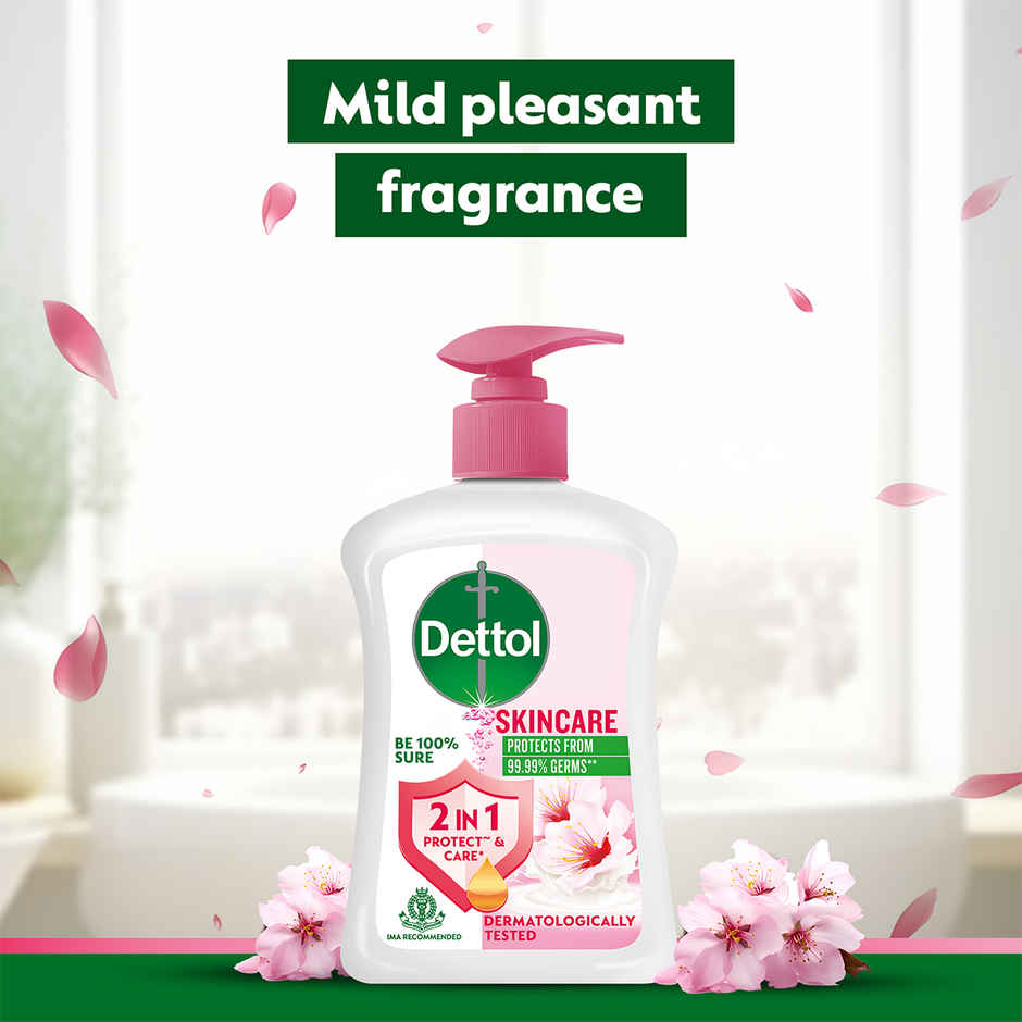 Dettol Original Liquid Hand Wash Pump With Free Handwash Refill | 99.99% Germ Protection