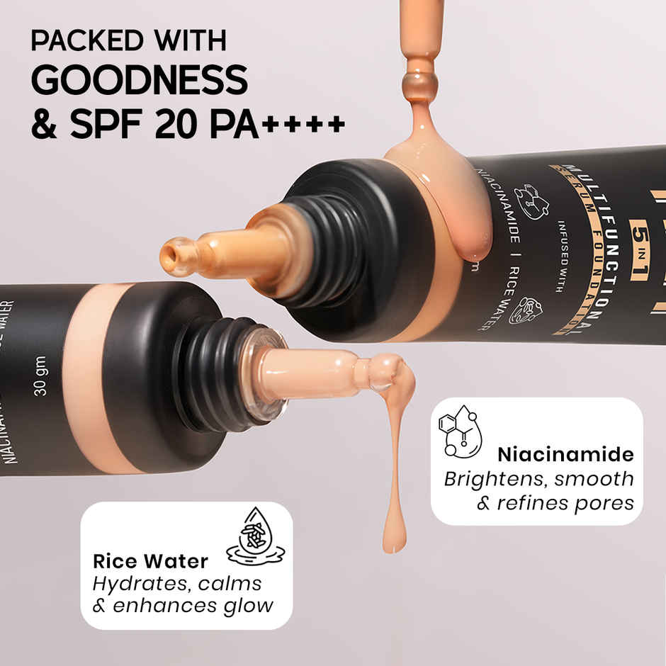 Insight Cosmetics Skin Tint 5In1 Multifunctional Serum Foundation | Latte Please !