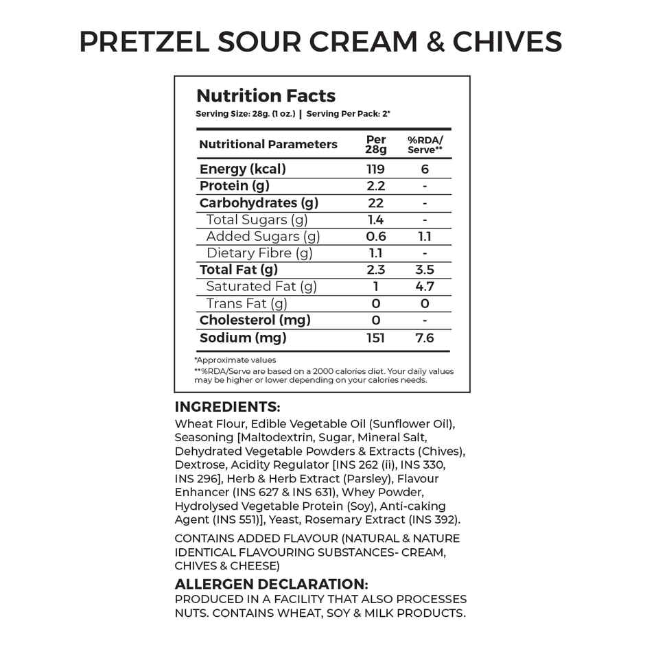 4700BC Sour Cream & Chives Pretzel No Palm Oil