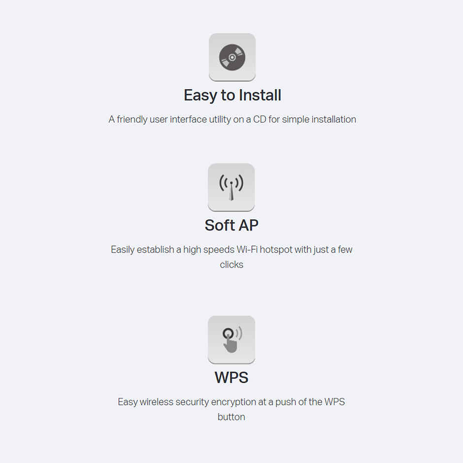 TP-Link TL-WN823N 300Mbps Mini Wireless Network USB Adapter for PC Desktop Laptop - Black