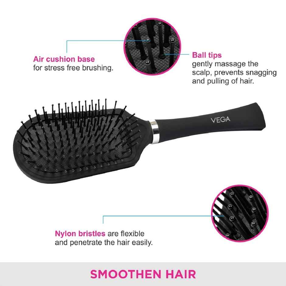 VEGA Cushion Hair Brush For Men And Women | All Hair Types | E5-Cb