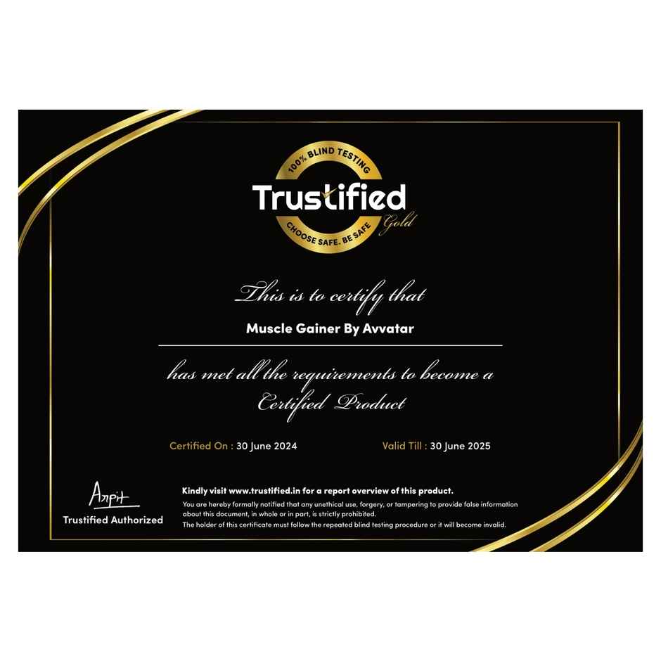 Avvatar Muscle Gainer Cafe Mocha