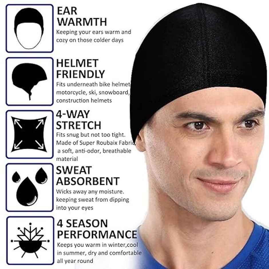 Mototrance Skull Cap Helmet Liner
