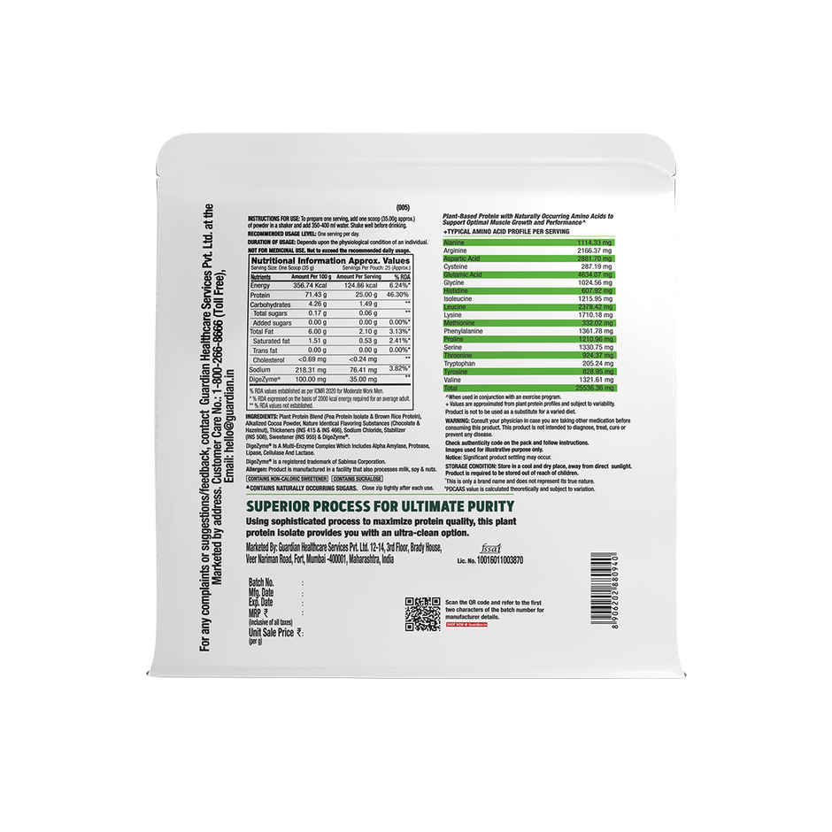 GNC Superfoods Plant Isolate Chocolate