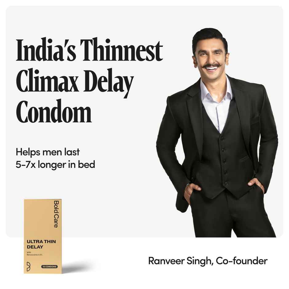 Bold Care Ultra Thin Delay Condoms With Benzocaine 4.5% (10pc) & Bold Care Extend Gold - Lidocaine 10% Spray For Longer Sex (20g) Combo