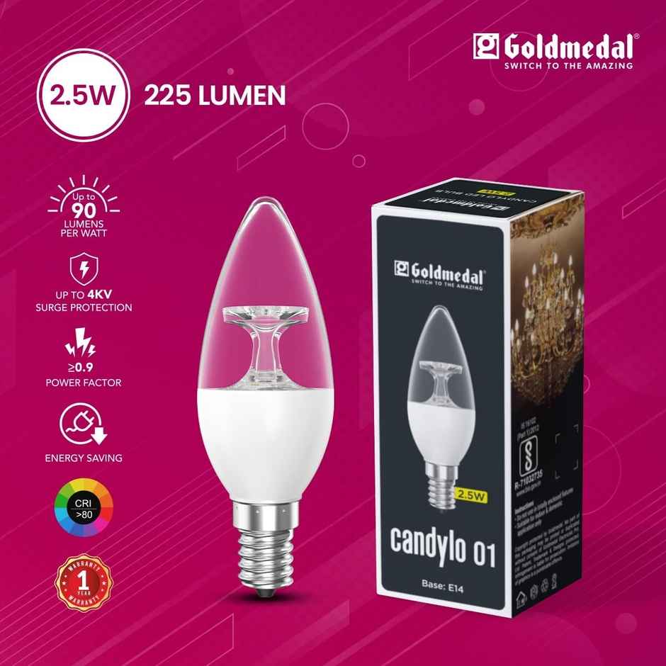 Goldmedal Candylo 01 Candle Bulb - Warm White