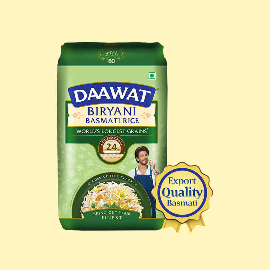 Daawat Biryani Pure Basmati Rice | Extra Long Grain