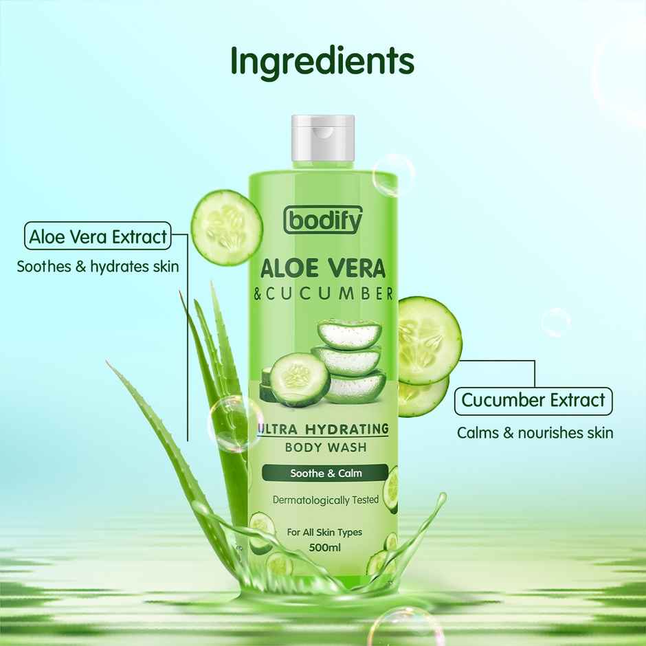 Bodify Aloe Vera And Cucumber Body Wash