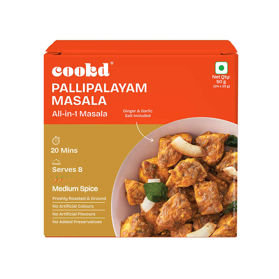 Cookd Pallipalayam Chicken & Mutton Masala - Authentic Fry Masala