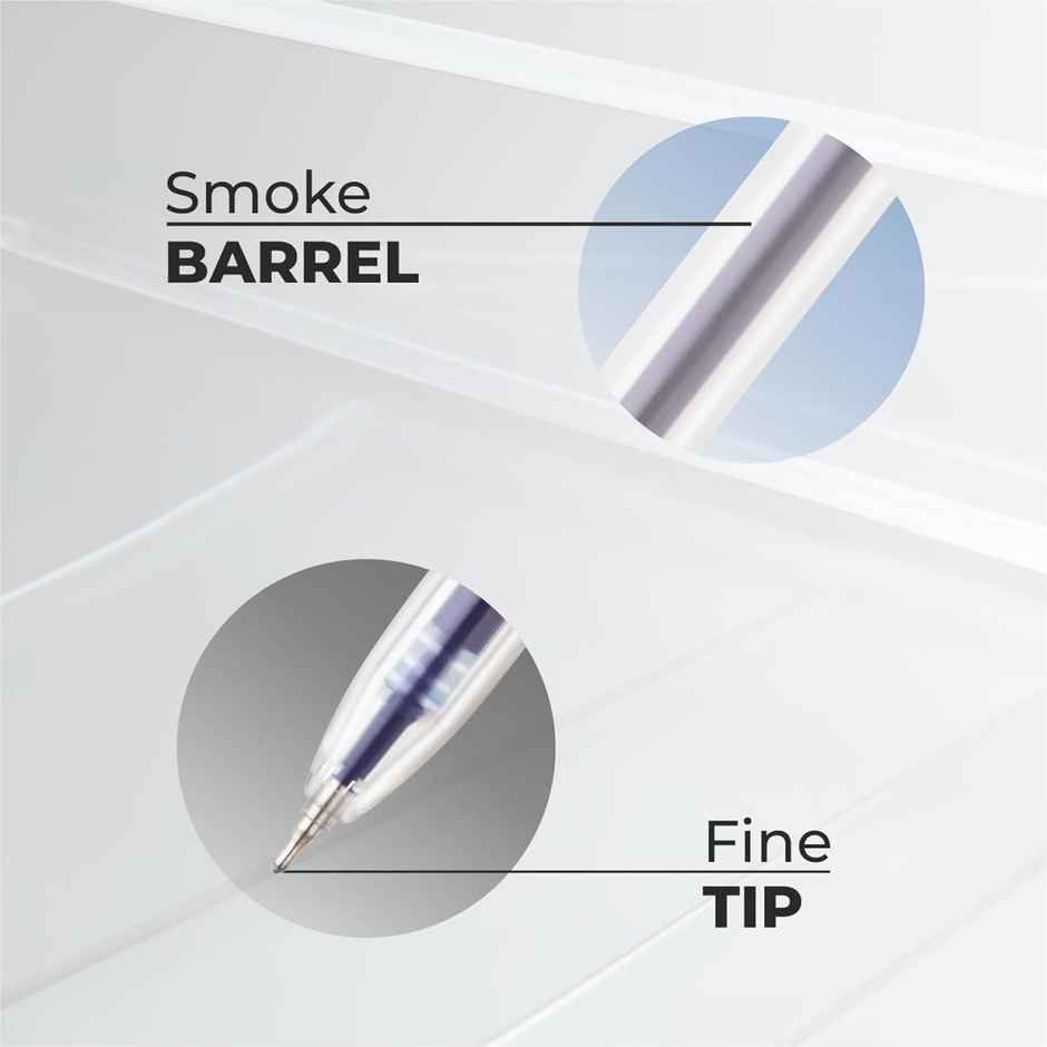 Flair Glass Gel Pen Blue Pack Of 5