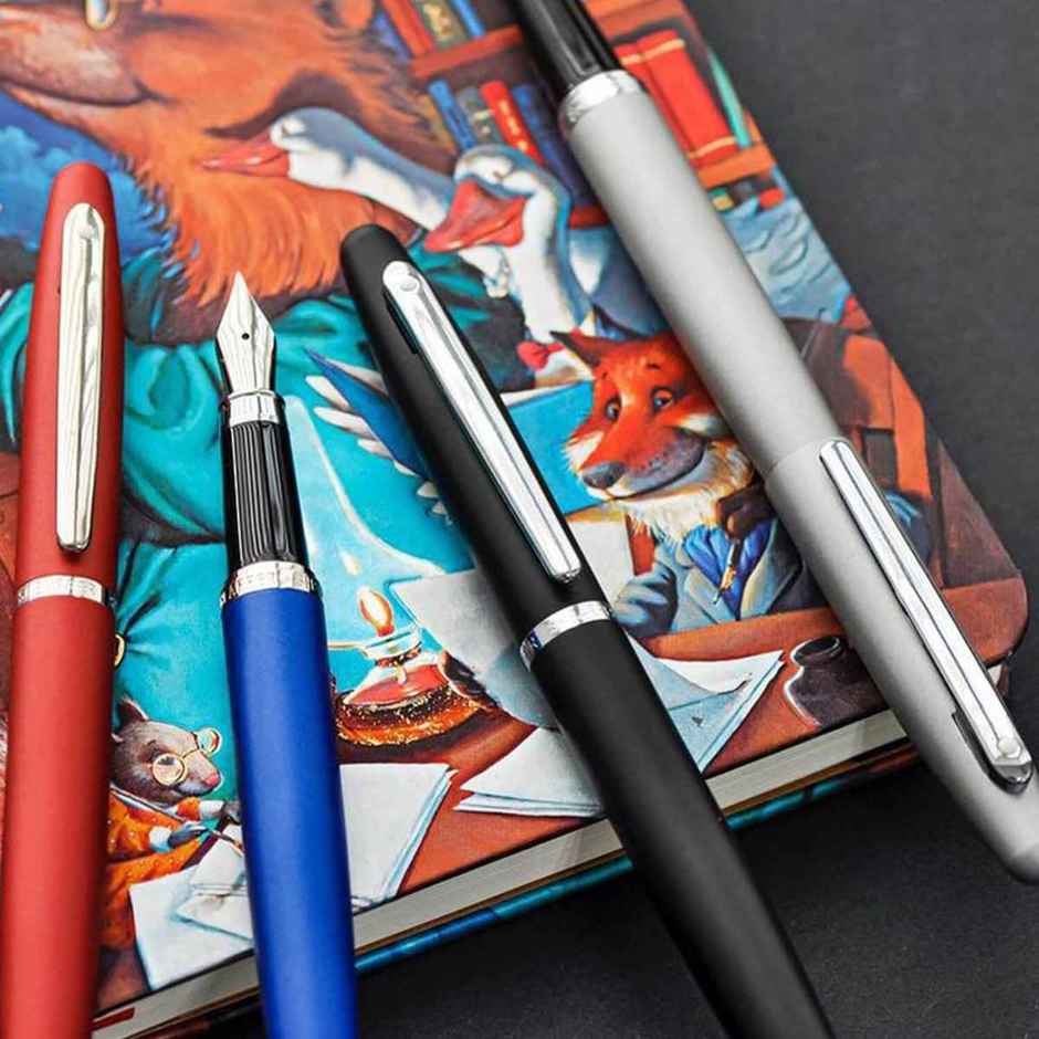 Sheaffer VFM E9400 Rollerball Pen | Chrome Plated Trims | Strobe Silver