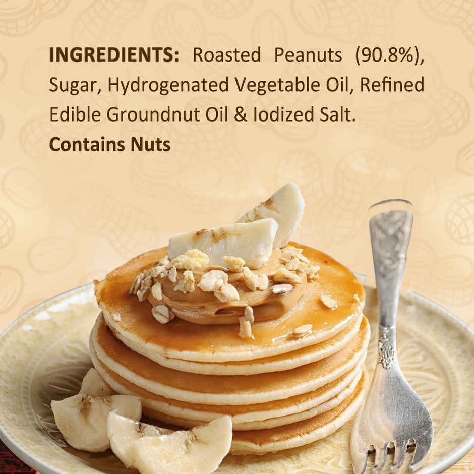 Sundrop Peanut Butter | Creamy | With 25% Protein |Premium Roasted Peanuts | No Preservatives
