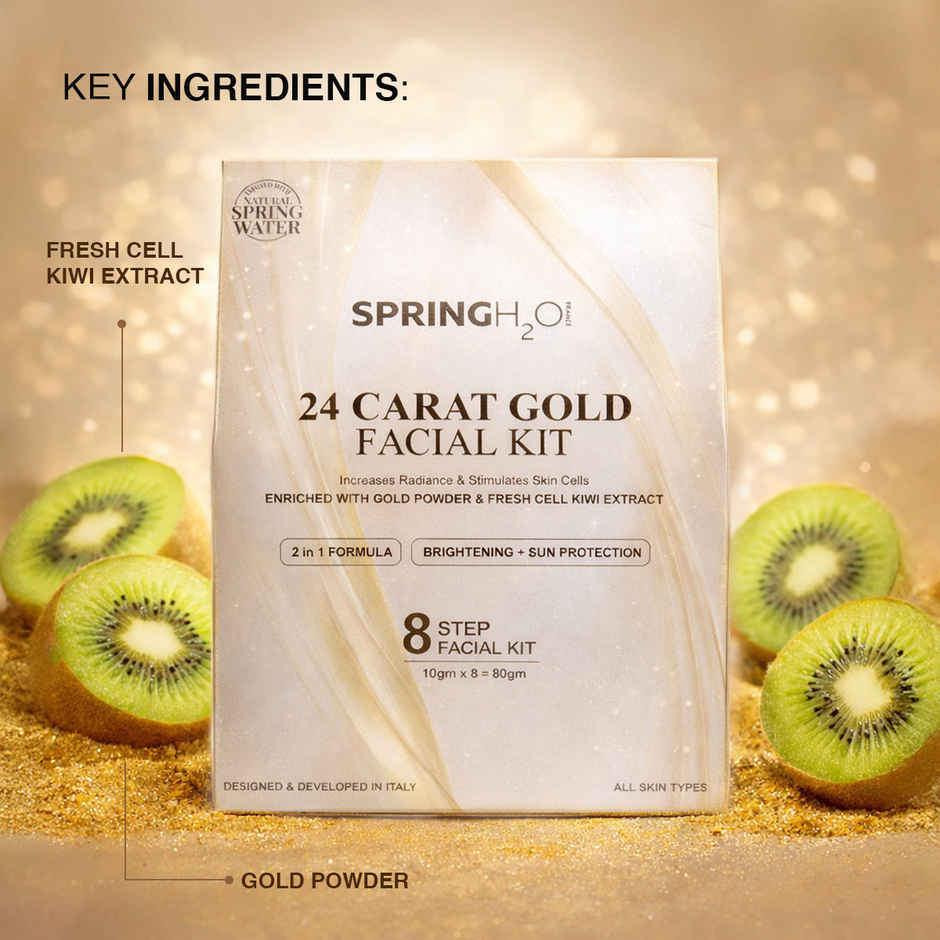 Spring H2O 24 Carat Gold Facial Kit With Magic Glow Skin