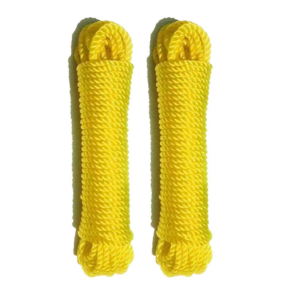 Sapna Nylone Rope Regular - 10 Mtr - 1 Pcs - Yellow Colour