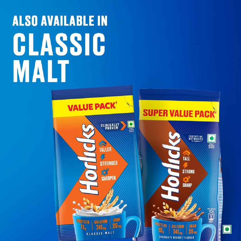 Horlicks Chocolate Drink Mix | For 5+ years Kids