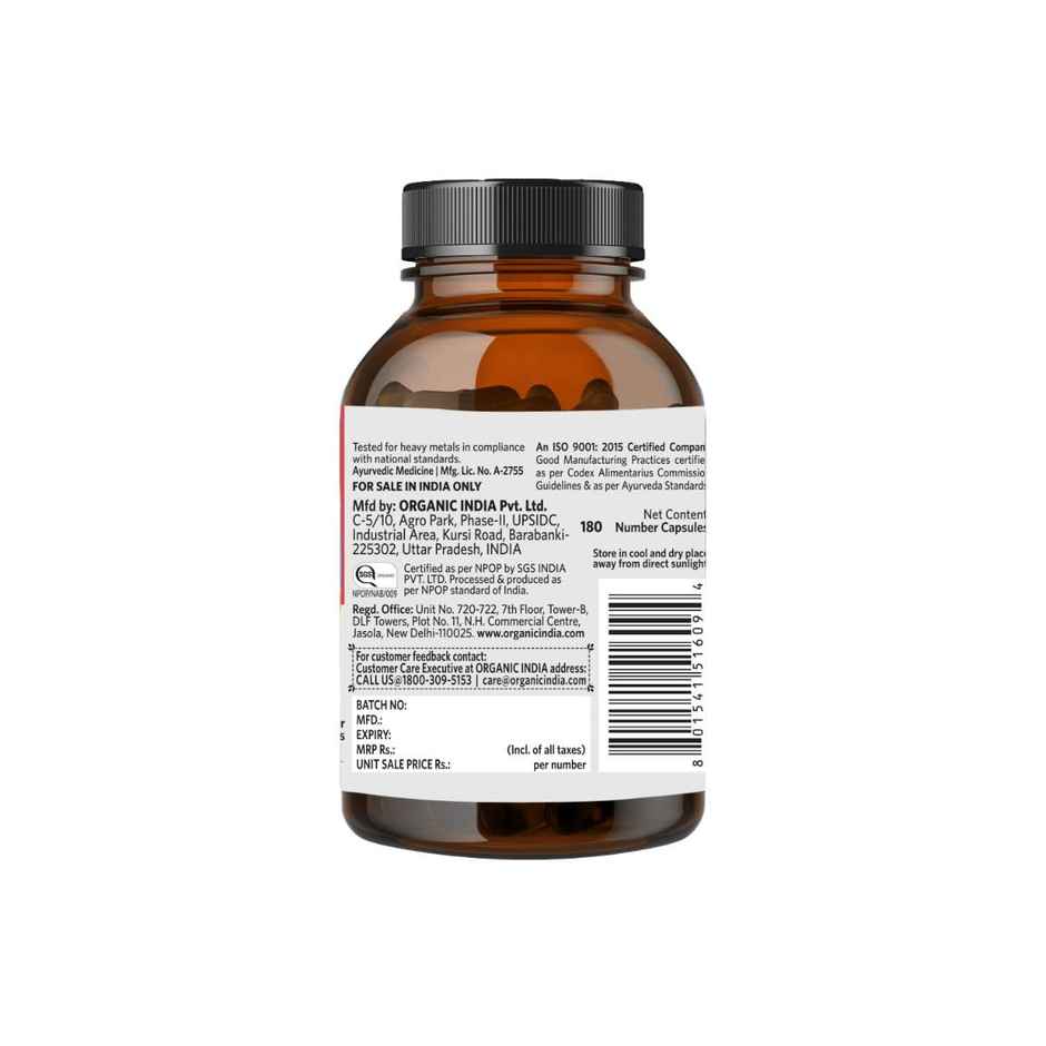 Organic India Sugar Balance VEG Capsule 180