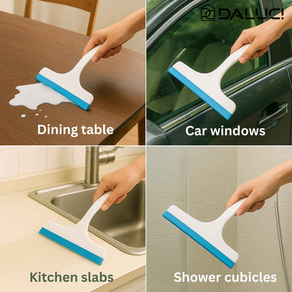 DALUCI Premium Glass Wiper for Kitchen | Kitchen & Tile Cleaner | Blue