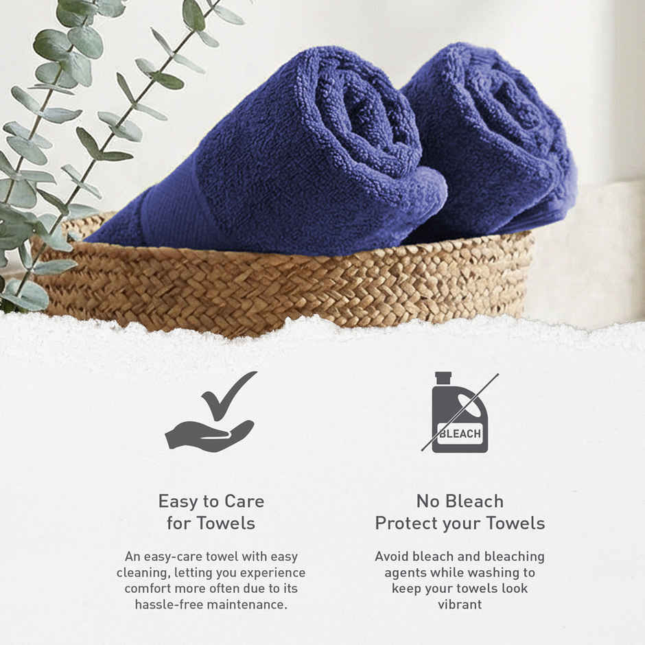 Mytrident Urban Comfort Cotton Bath Towel | New Navy