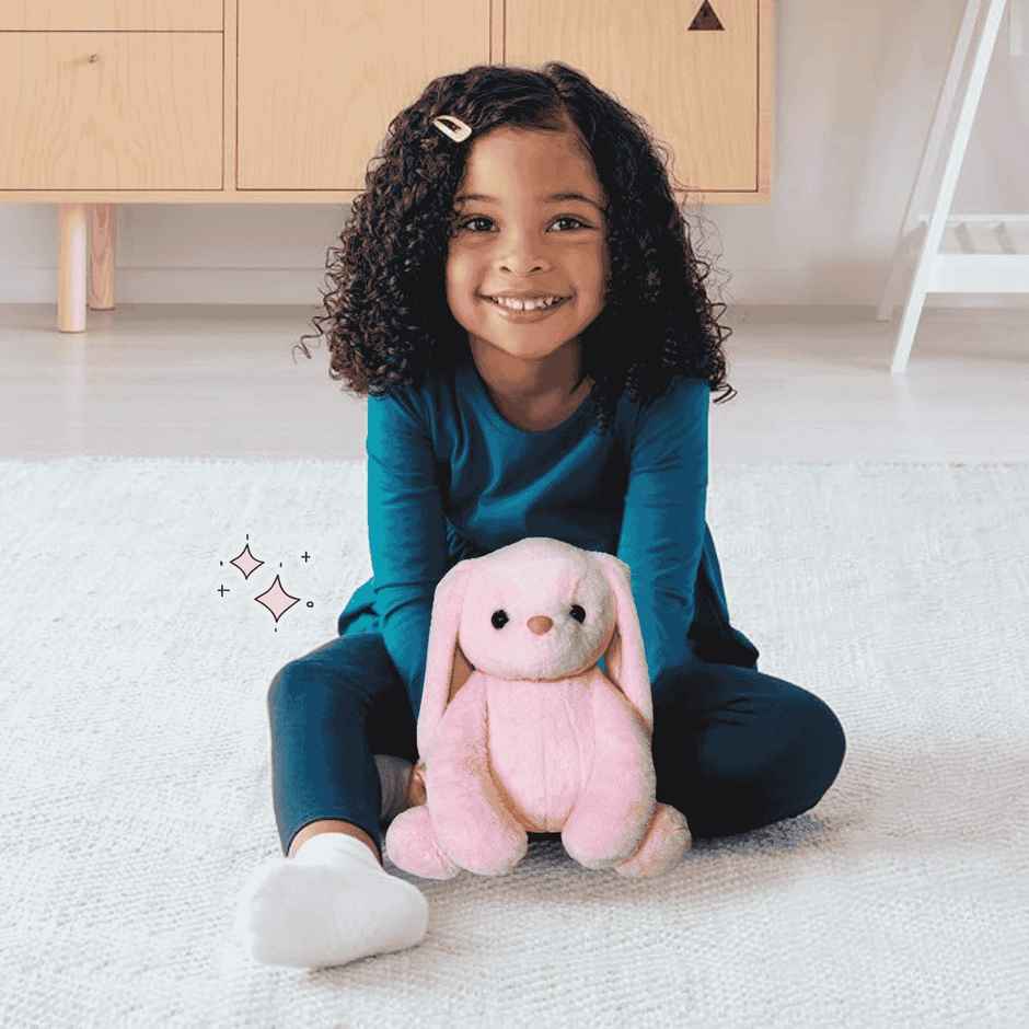 Toytales Candy Bunny 35cm | Soft Toy For Kids | Birthday Gift | Plushie Stuffed Toys