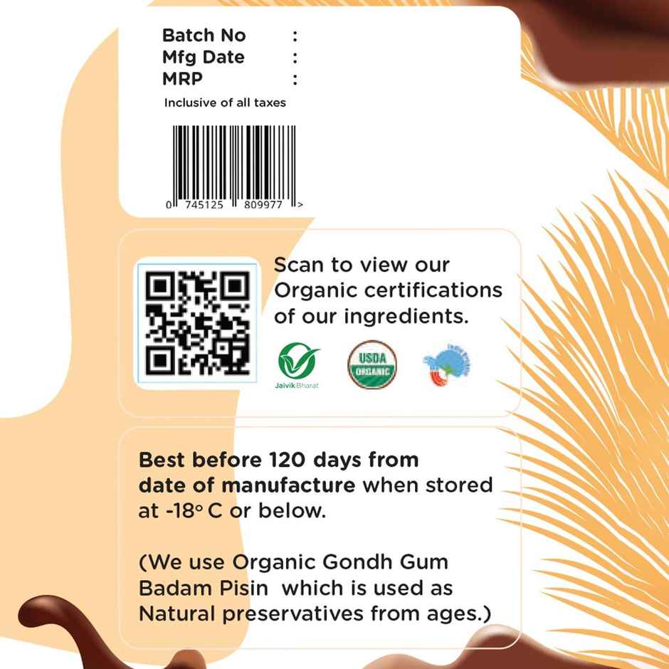 Iceberg Belgium Dark Chocolate Organic Ice Cream Tub