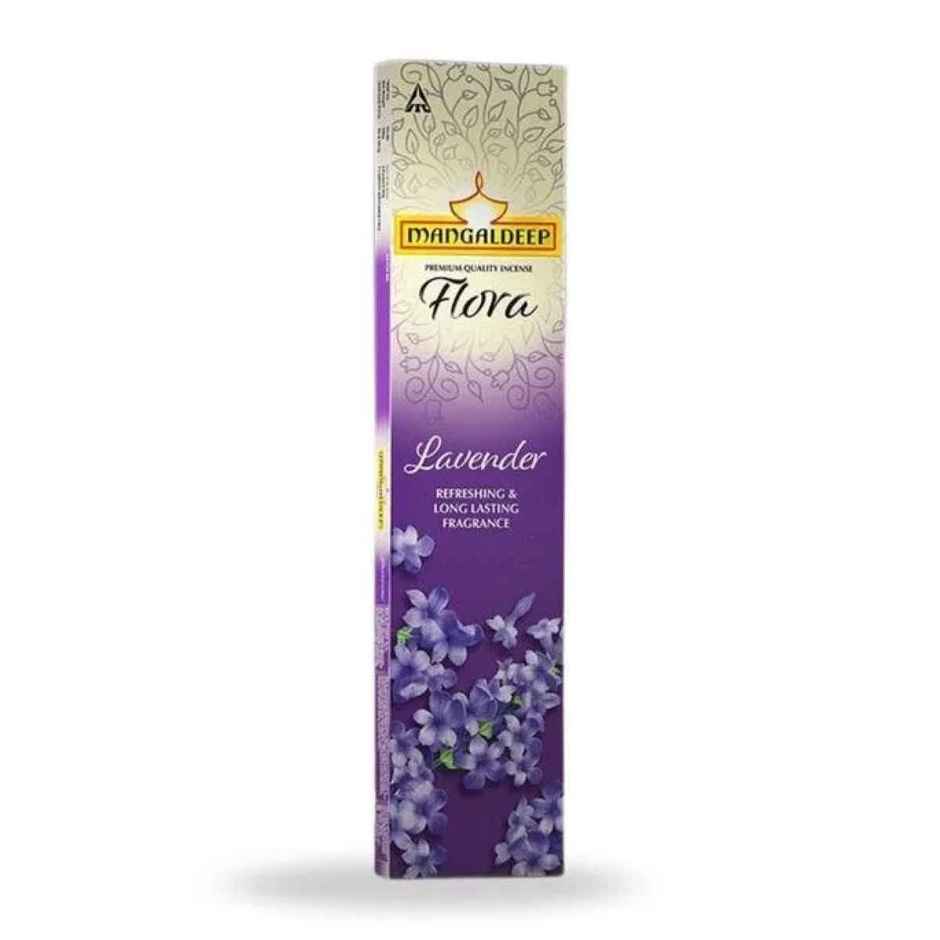 Flora Lavender Incense Sticks-Agarbatti | Refreshing And Long Lasting Fragrance | Mangaldeep