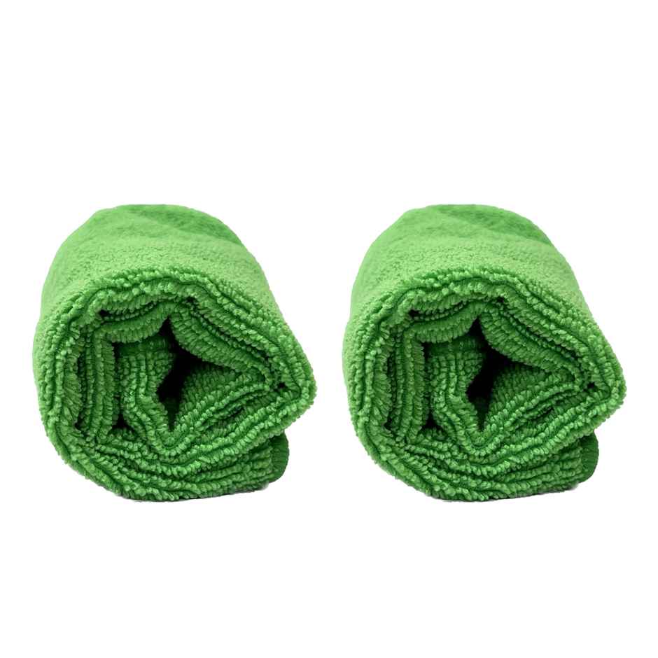 Airganic Microfiber Car Cleaning Cloth (Pack of 2) - 280 GSM | Super Absorbent