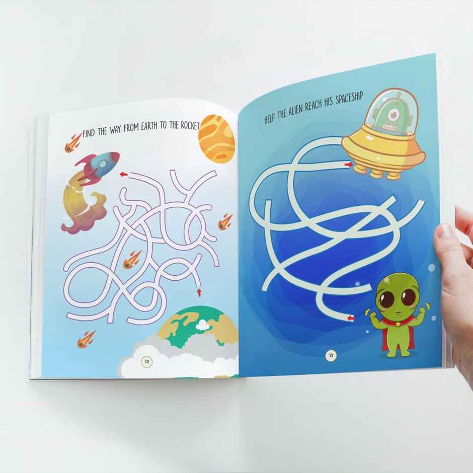Activity Book For Kids - Mazes | Early Learning For Toddlers | Nursery | Pre-School