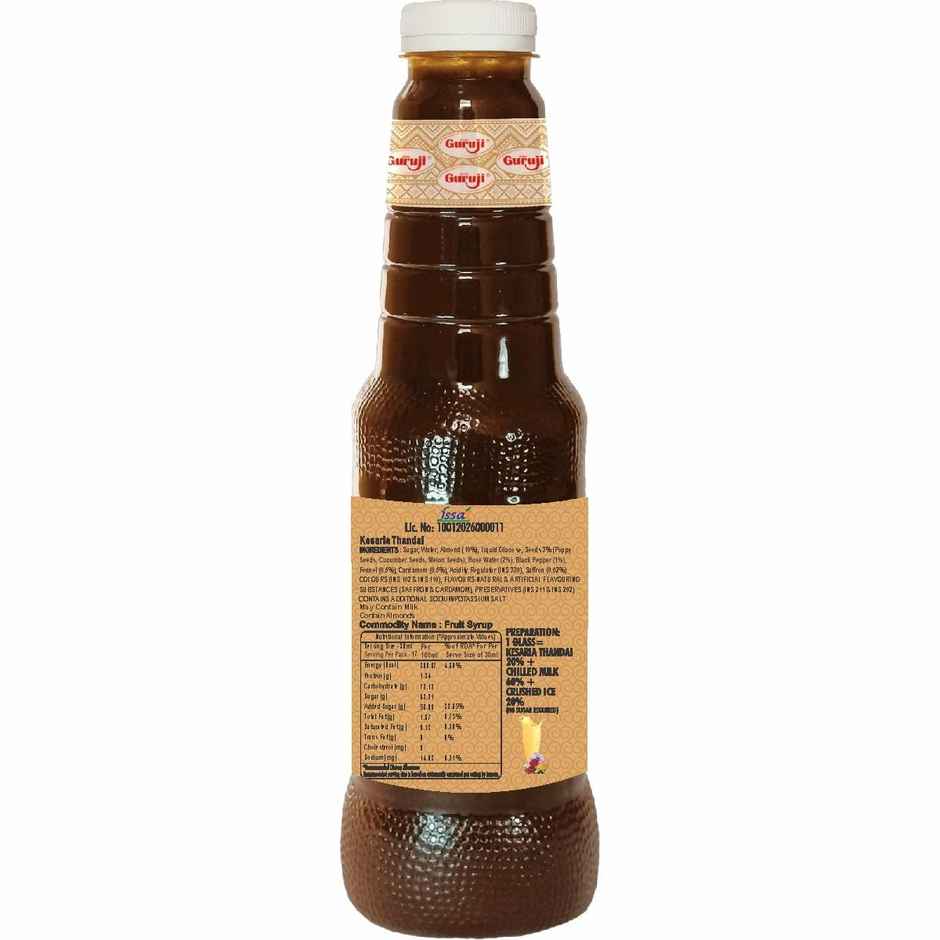 Shree Guruji Kesaria Thandai Dry Fruit Syrup