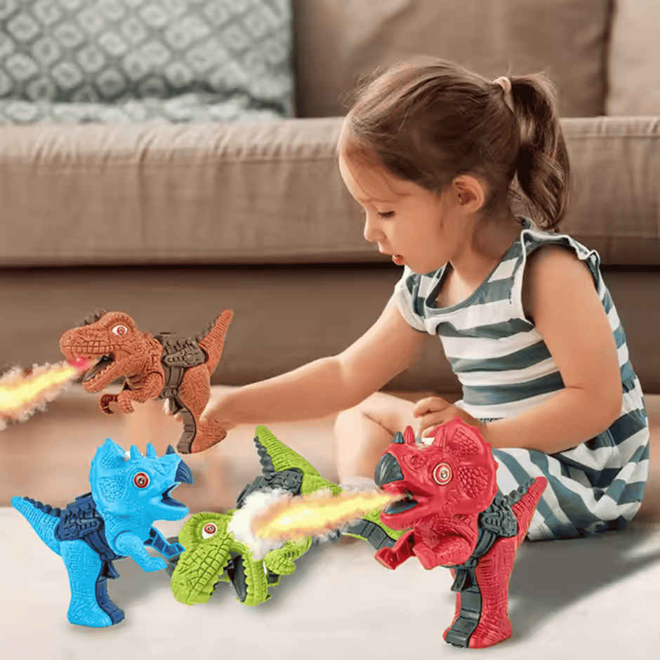 Toytales Dinosaur Toy Gun | T-Rex Animal Figures Toys For Kids | Assorted