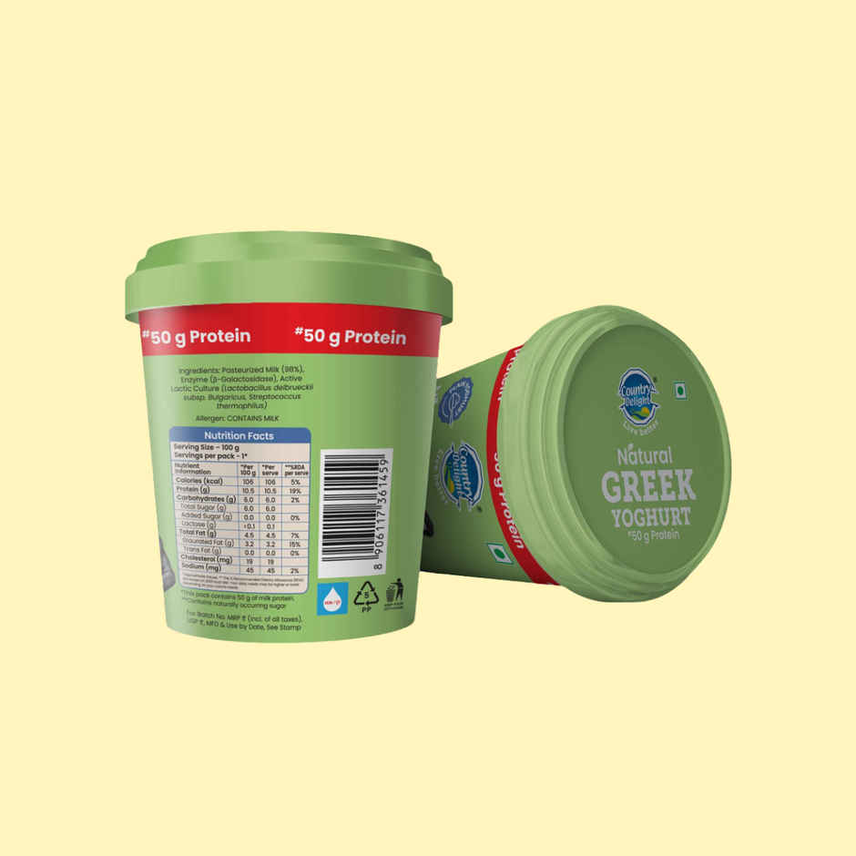 Country Delight 50g Protein Natural Greek Yoghurt