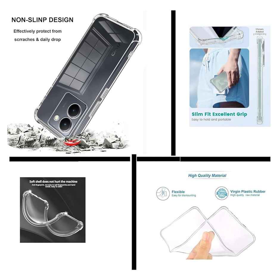 Artistque Case for Samsung Galaxy A06 5g Back Cover - stylish Transparent Tpu Cover